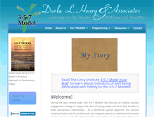 Tablet Screenshot of darlahenry.org